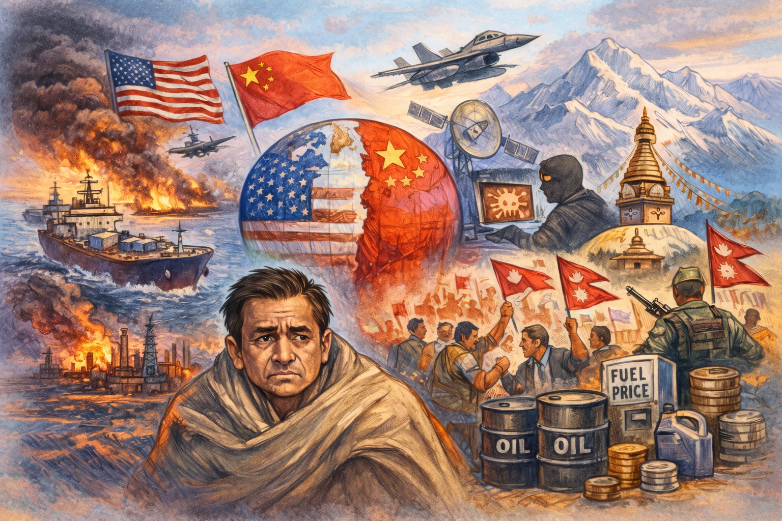 हर्मुजदेखि हिमालयसम्म : बढ्दो शक्ति संघर्ष र नेपालको संवेदनशील भविष्य