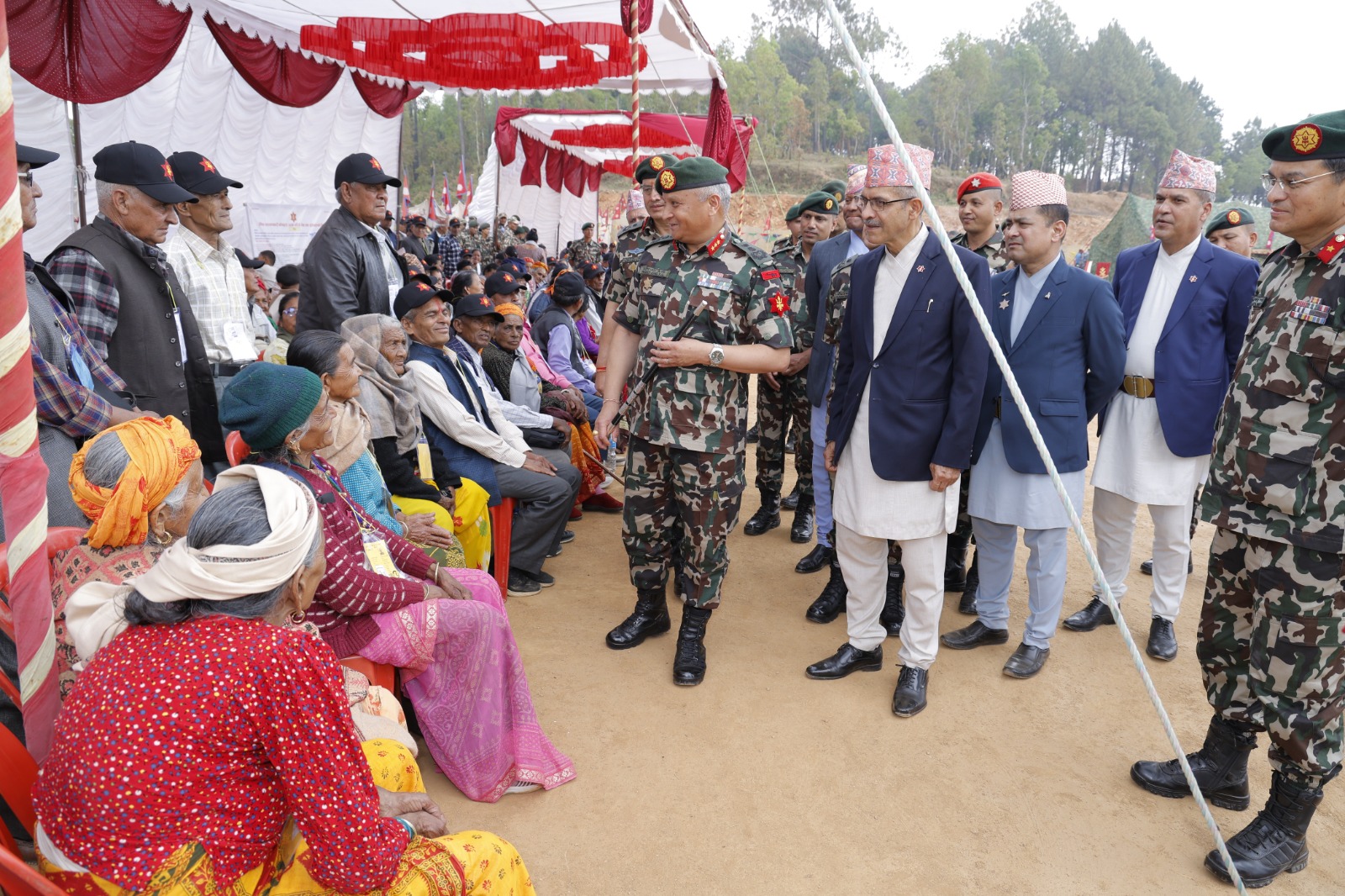 भूतपूर्व सैनिक सम्मेलन सम्पन्न : १०२ वर्षीया एकल महिला सम्मानित